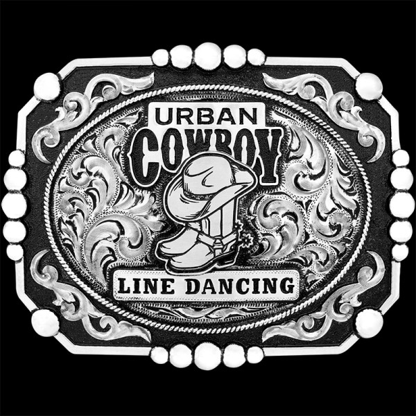 Urban Cowboy Line Dancing is a crew that focuses on teaching beginner and intermediate line dancers how to strut their stuff on the dance floor. Customize this exclusive collab design now!